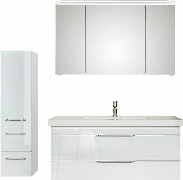 Saphir Badmöbel-Set »Balto Sprint 3-teilig, Mineralmarmor-Waschtisch mit LE günstig online kaufen