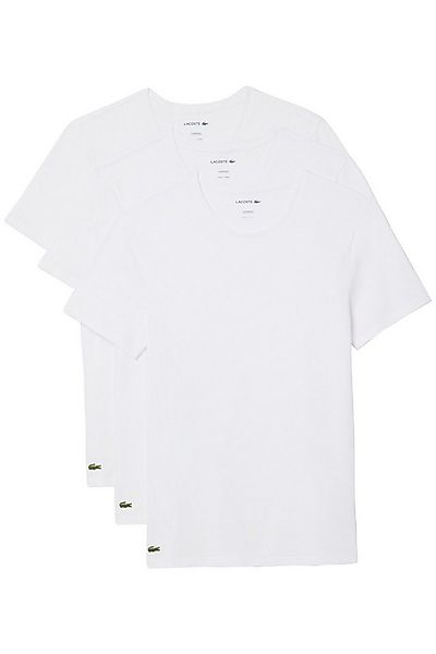 Lacoste Unterziehshirt Underwear Herren Shirts 3er Pack Rundhals Kurzarm Ba günstig online kaufen