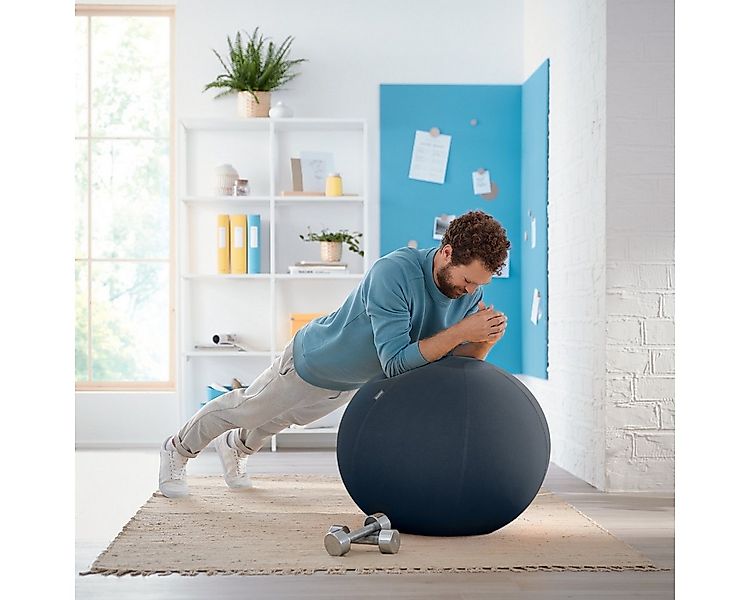 LEITZ Bürostuhl Sitzball Ergo Cosy 65 cm grau günstig online kaufen