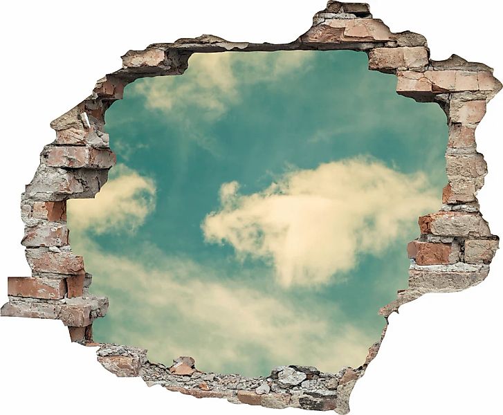 queence Wandtattoo "Wolken", (1 St.), Wandsticker, Wandbild, selbstklebend, günstig online kaufen