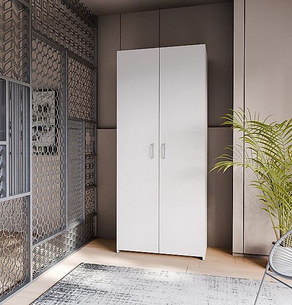 FORTE Drehtürenschrank Econobox Drehtürenschrank, zeitloses Design mit aluf günstig online kaufen