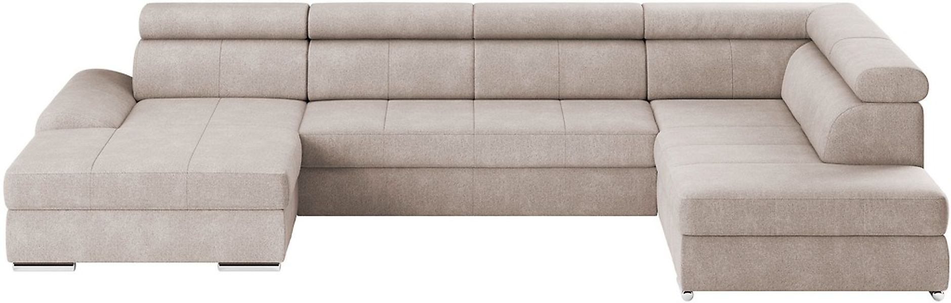 sit&more Wohnlandschaft »U-Form« mit verstellbaren Kopfteilen, wahlweise mi günstig online kaufen