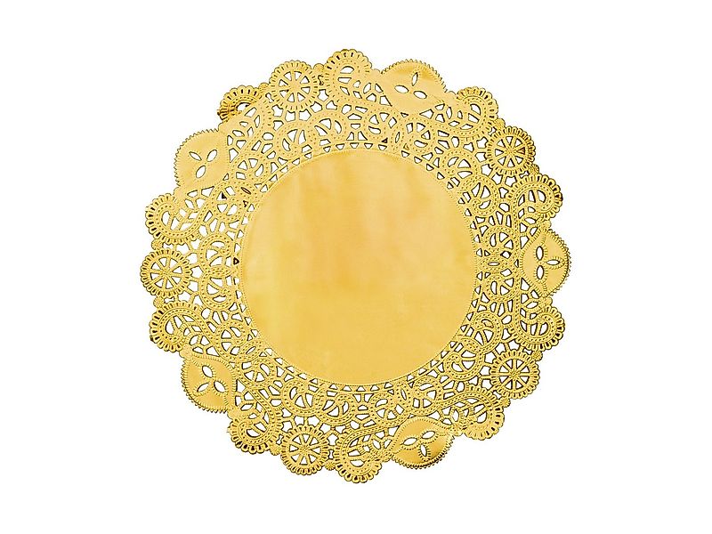 partydeco Platzset, Tischsets aus Papier 35,5cm mit offenem Ornament Rand 5 günstig online kaufen