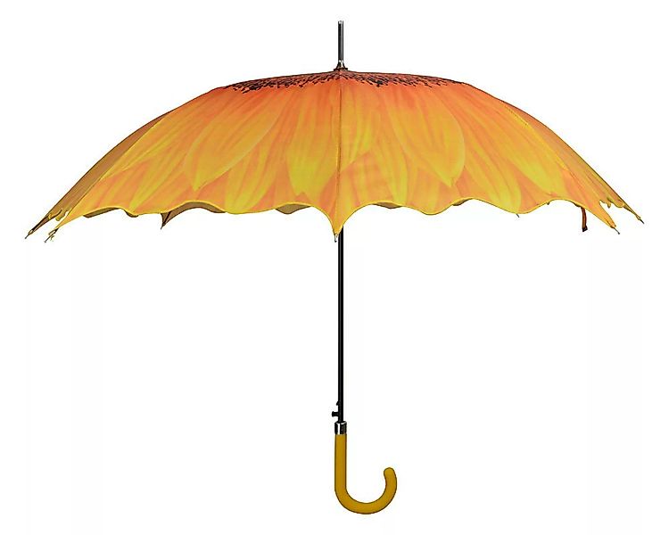 Regenschirm Sonnenblume Blume Gelb Stockschirm Schirm Ø 100cm günstig online kaufen