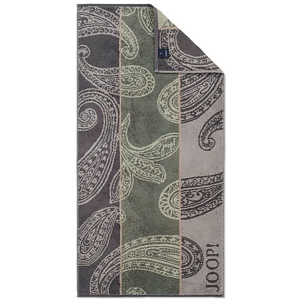 JOOP! Handtücher Contour Paisley 1714 - Farbe: Oliv - 47 - Duschtuch 80x150 günstig online kaufen