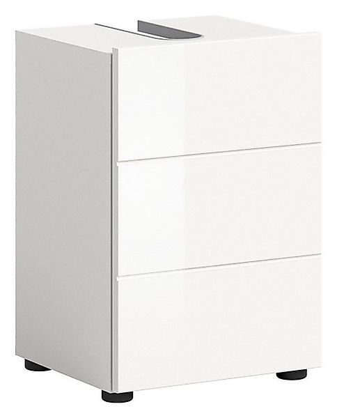 furnling Waschbeckenunterschrank Vera 38 cm breit, 1 Tür, mit Siphonausschn günstig online kaufen