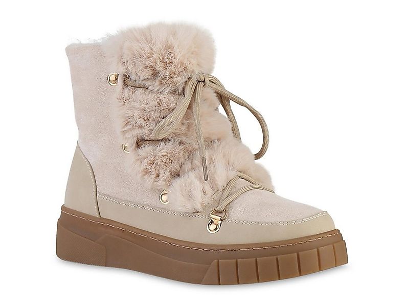 VAN HILL 841331 Winterstiefelette Damen Warm Gefüttert Winter Boots Stiefel günstig online kaufen