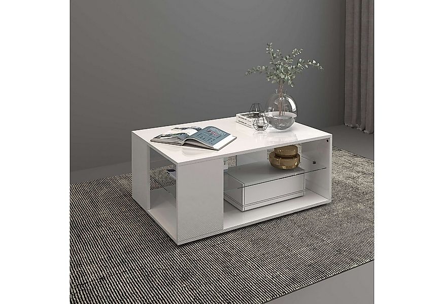 INOSIGN Couchtisch Egypt Couchtisch,Sofatisch (1-St), Aus glänzend weiß lac günstig online kaufen