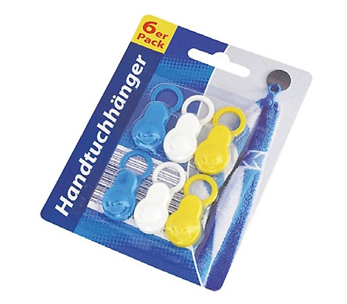 Handtuchhaken Handtuchhänger Klebehaken 6 Stück Silber, Haushalt, (Stück, 6 günstig online kaufen