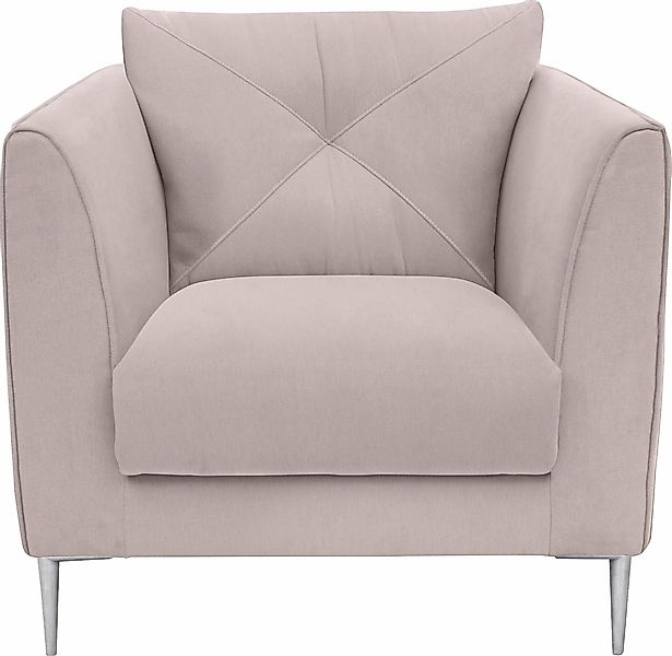 TRENDMANUFAKTUR Sessel "Lille, Loungesessel, Komfortsitzhöhe 46cm, Breite 8 günstig online kaufen