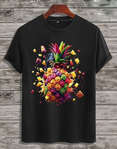 RMK T-Shirt Herren Shirt Basic Rundhals günstig online kaufen
