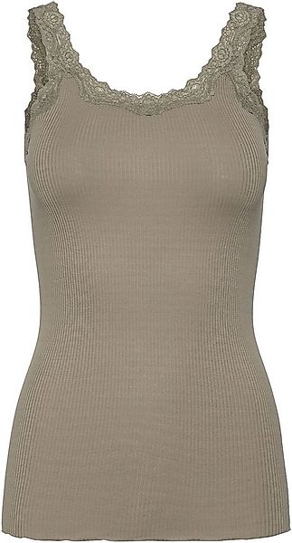 rosemunde Tanktop Babette Silk Top umgedrehter Vintage-Spitzenbesatz, femin günstig online kaufen