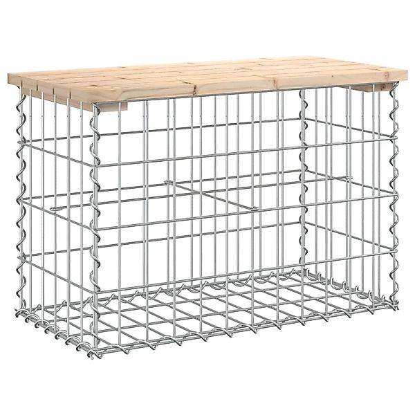 vidaXL Gartenbank Gartenbank aus Gabionen 63x31,5x42 günstig online kaufen