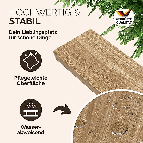 Casaria Wandboard, Eiche Hängeregal mit Halterung günstig online kaufen