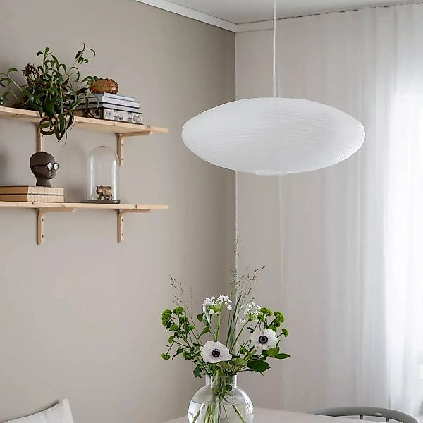 PR Home Hängelampe Yuni, weiß, Ø 60 cm, Abhängung weiß, E14 günstig online kaufen