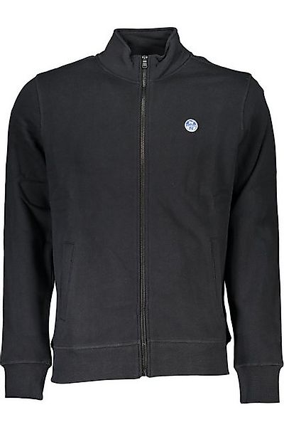 North Sails Sweatshirt Herren-Sweatshirt Schwarz mit Reißverschluss aus günstig online kaufen