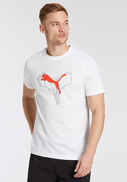 PUMA T-Shirt ESS+ LOGO LAB CAT günstig online kaufen