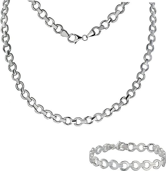 SilberDream Schmuckset SilberDream Collier & Armband matt rund (2-tlg., Sch günstig online kaufen