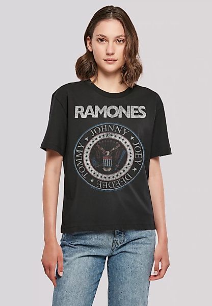 F4NT4STIC T-Shirt "Ramones Rock Musik Band Red White And Seal", Premium Qua günstig online kaufen