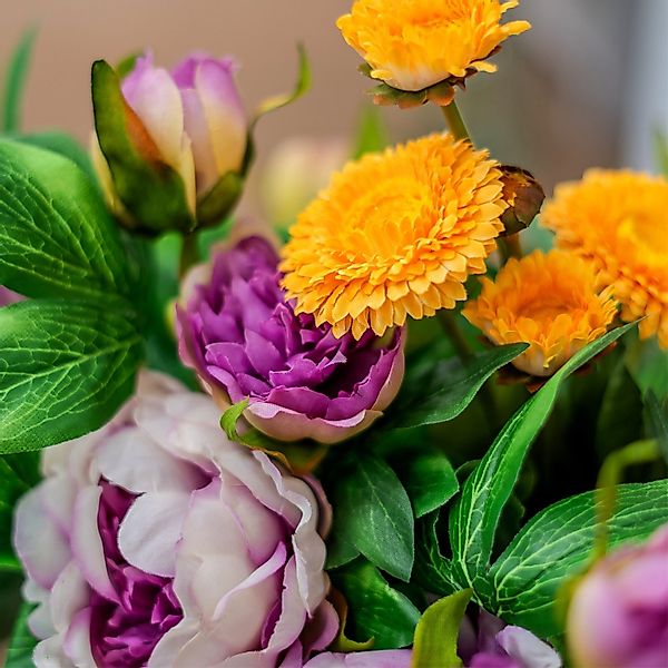 Kunstblume Kunstblume Gelbe Margerite Flora Margerite, günstig online kaufen