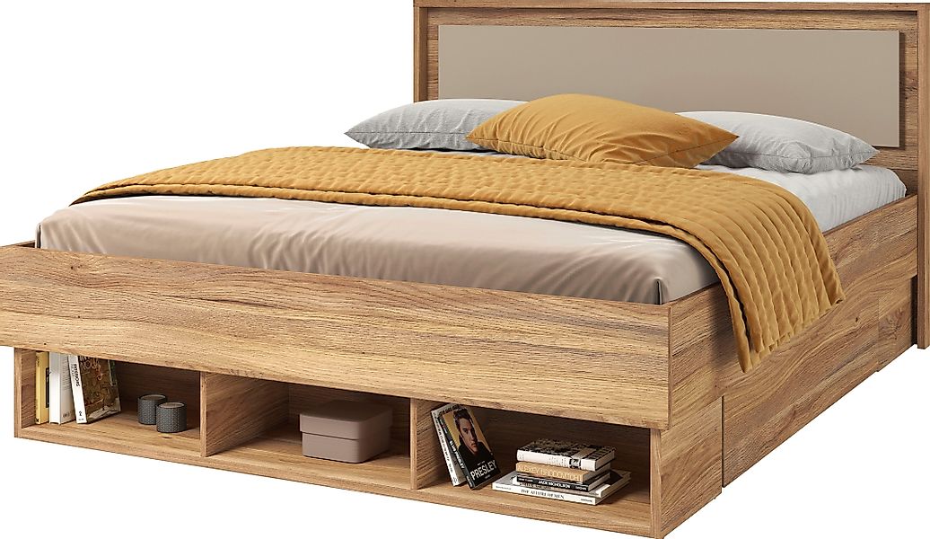 Home affaire Bettgestell "Wharton, 140, 160 oder 180cm Breite, Made in Euro günstig online kaufen