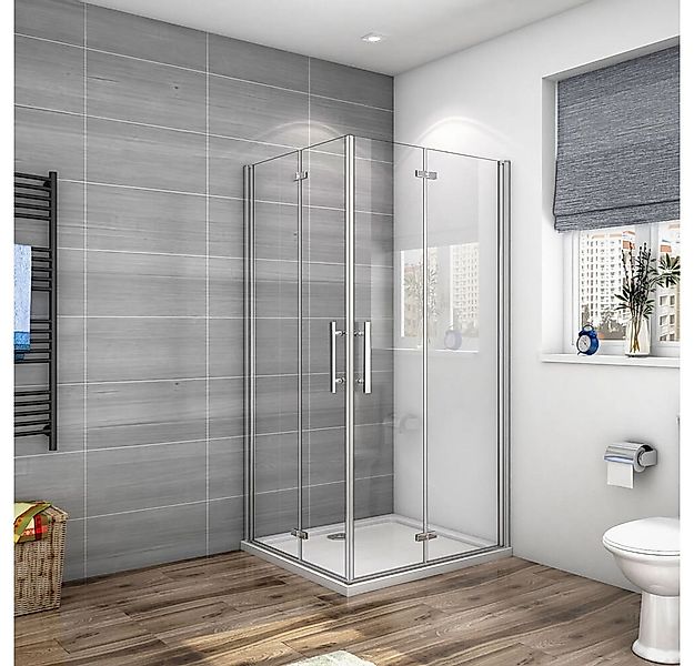 duschspa Eckdusche Eckeinstieg Duschkabine Duschabtrennung Duschtür Falttür günstig online kaufen