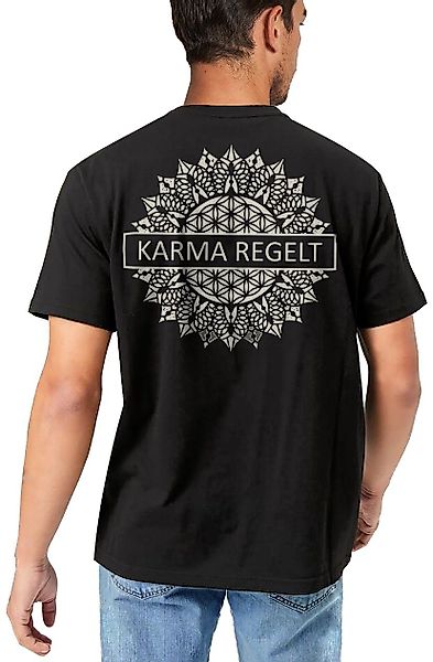 MAKAYA T-Shirt mit Rücken Druck Herren günstig online kaufen