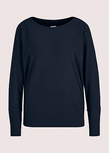 MADELEINE Langarmshirt "Shirt Shirt mit Fledermausärmeln und Struktur" günstig online kaufen