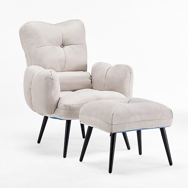 Ofcasa Relaxsessel Leinenstoff Loungesessel (Relaxsessel mit günstig online kaufen