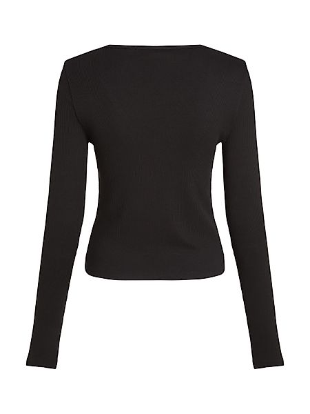 Calvin Klein Jeans Langarmshirt WOVEN LABEL günstig online kaufen