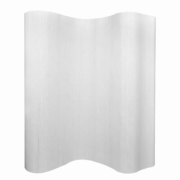 Raumteiler Bambus Weiß 250ã165 Cm günstig online kaufen