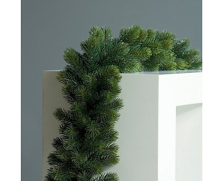 Winterliche Kunstpflanze künstliche Edeltannengirlande 180cm Double Edeltan günstig online kaufen