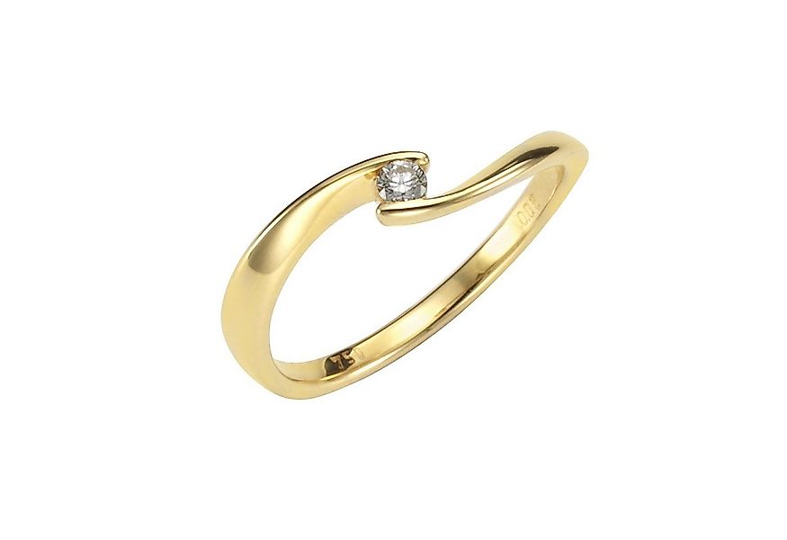 Orolino Fingerring Gold 750 mit Brillant 0,06ct. günstig online kaufen