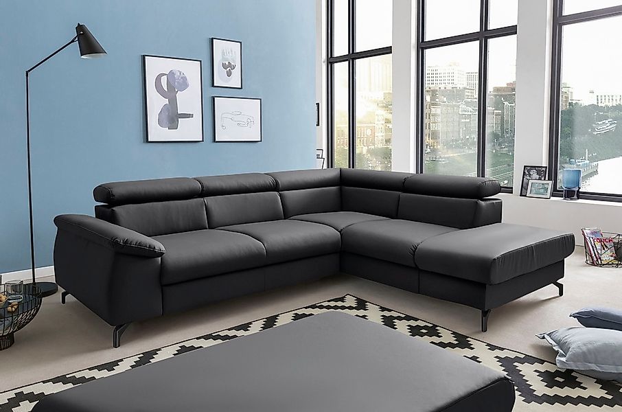 COTTA Polstergarnitur "Komaris L-Form", (Set), Set bestehend aus: Ecksofa m günstig online kaufen