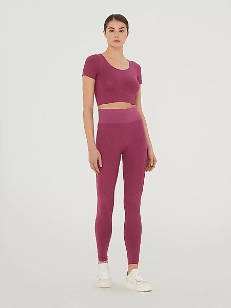 Wolford - Shiny Leggings, Frau, mineral red/pink, Größe: M günstig online kaufen
