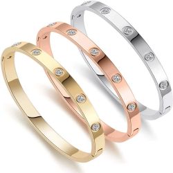 ROUGEMONT Edelstahlarmband Massives Edelstahl Armband Gold günstig online kaufen