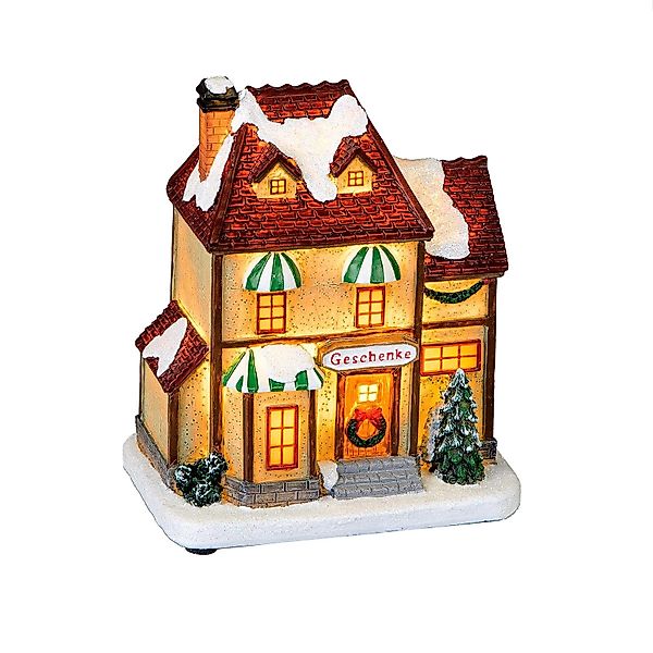 formano Weihnachtsfigur Weihnachtshäuschen Geschenkehaus (1 St., günstig online kaufen
