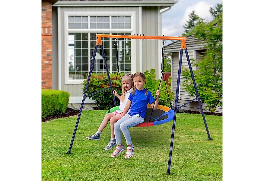 GarveeMore Doppelschaukel Schaukelgestell Outdoor 200 kg Schaukelgestell Me günstig online kaufen