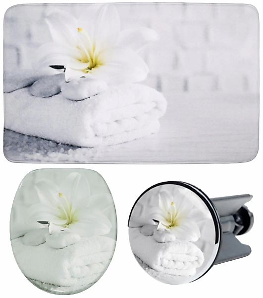 Sanilo Badaccessoire-Set "Good Feeling" bestehend aus WC-Sitz, Badteppich u günstig online kaufen