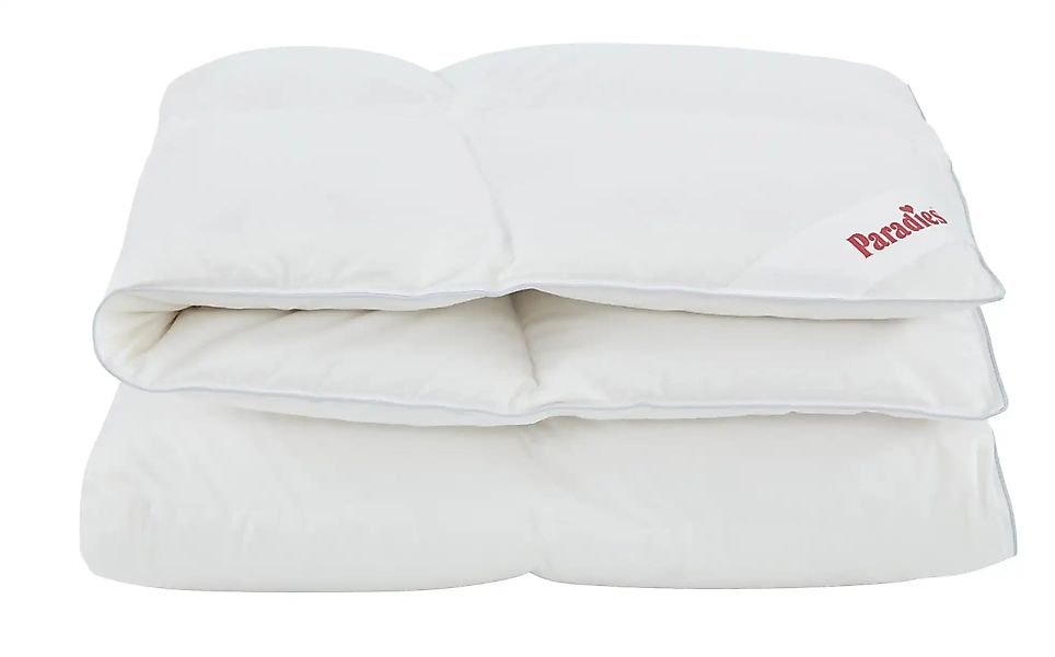 Paradies Daunenbett  Rabea ¦ weiß ¦ Maße (cm): B: 155 Bettwaren > Bettdecke günstig online kaufen