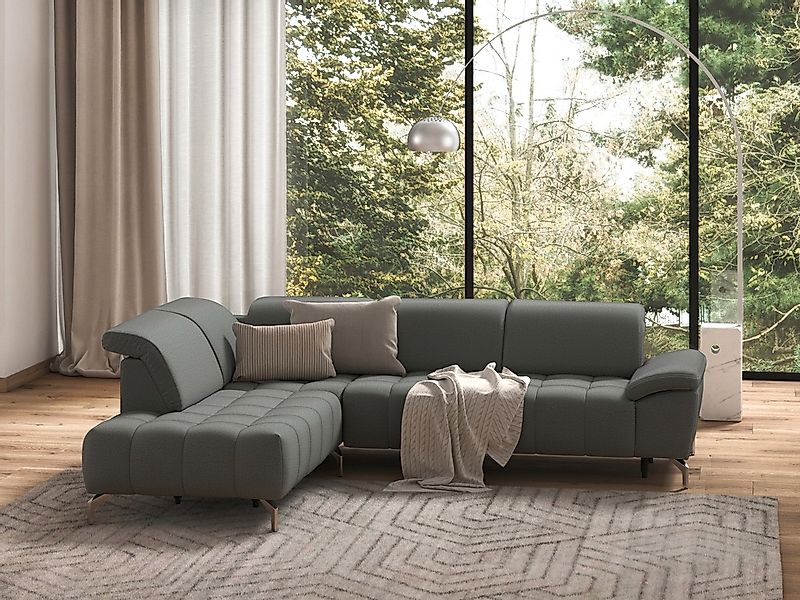 sit&more Ecksofa »Cool L-Form«, wahlweise mit Kopfteilverstellung und Vorzi günstig online kaufen