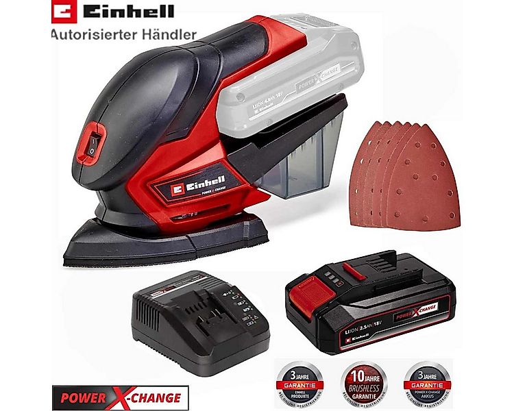Einhell Multischleifer Einhell Multischleifer TE-OS 18/150 Li-18V mit Akku günstig online kaufen
