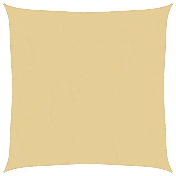 vidaXL Sonnensegel Sandfarbe 5x5 m 100% Polyester Oxford 4000414 günstig online kaufen