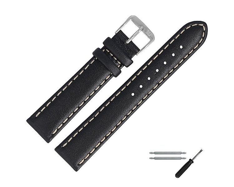 MARBURGER Uhrenarmband 22mm Leder günstig online kaufen