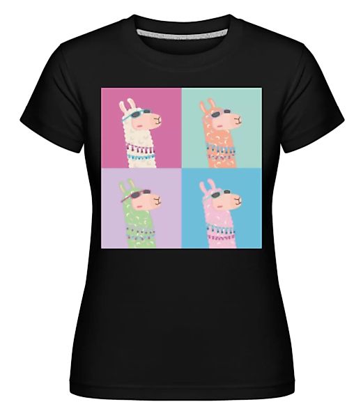Pop Art Lama · Shirtinator Frauen T-Shirt günstig online kaufen