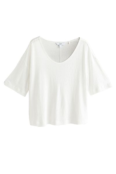 Next T-Shirt Weiches T-Shirt mit U-Ausschnitt, günstig online kaufen