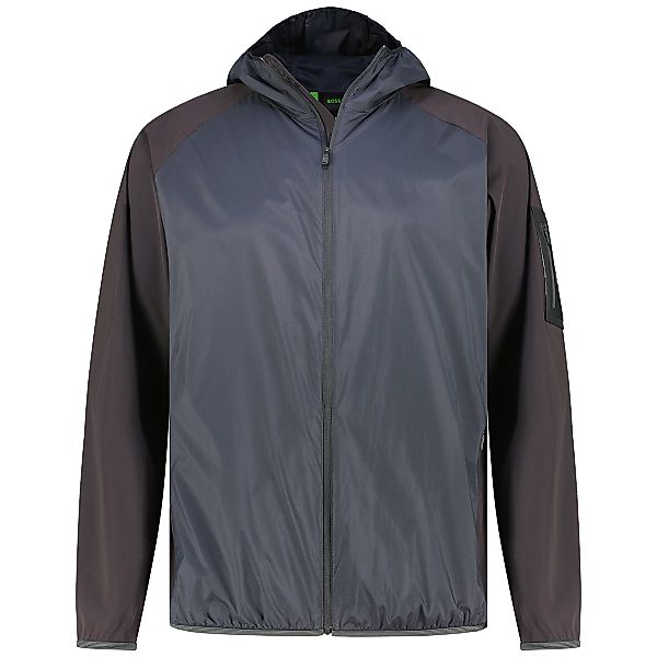 BOSS Leichte Jacke mit Stretch, atmungsaktiv Farbe schwarz Größe: 4XL günstig online kaufen