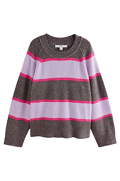 Next Rundhalspullover Pullover mit Saumdetail und günstig online kaufen
