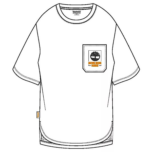 Timberland Nature Needs Heroes Graphic Pocket Kurzarm T-shirt XL White günstig online kaufen
