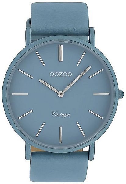 OOZOO Quarzuhr Oozoo Damen Armbanduhr hellblau, (Analoguhr), Damenuhr rund, günstig online kaufen